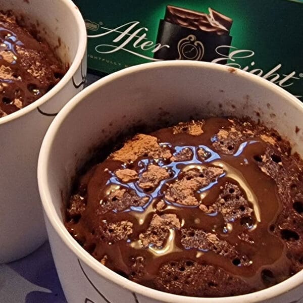 Mugcake med After Eight