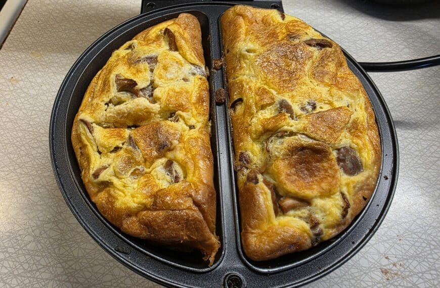 Supersnabb kantarellomelett